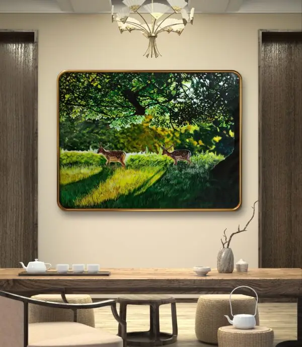 The Grazers Natural Art Painting