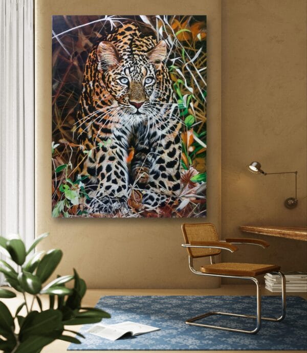 The Loner – Original Leopard Painting - Image 4